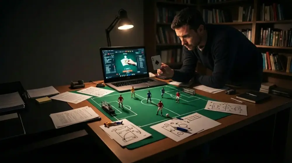 What football analysis and poker in the UK share when it comes to tactics and decision-making